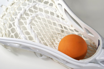 lacrosse head and ball