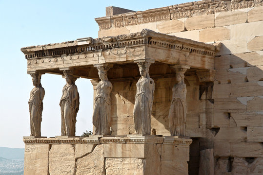 tempel auf der akropolis