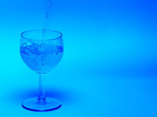 water in a glass