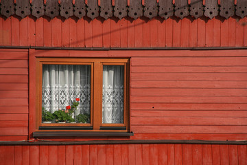 wooden decorative window