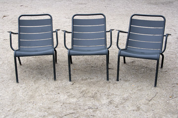 paris luxembourg garden and chairs