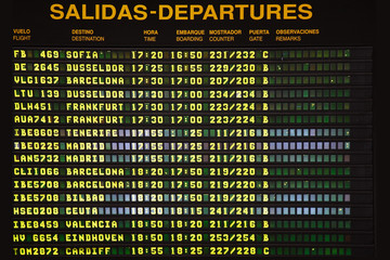 Fototapeta premium abflug