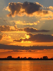 sunset at western siberia