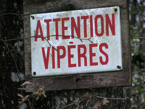 0731 - panneau signalisation "vipères"