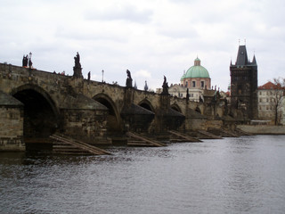 Fototapeta premium charles bridge in march