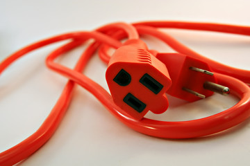 orange electrical cord