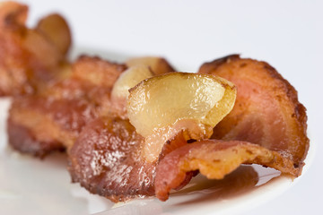 bacon on a plate