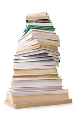 pyramid of books - obrazy, fototapety, plakaty