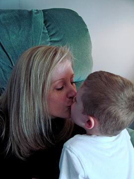 Mommy And Me Kissing