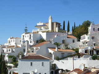 white spanish village
