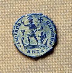 old roman coin