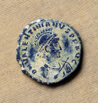 old roman coin