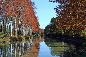 Fotobehang Kanaal Canal du Midi