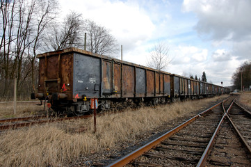 Fototapeta na wymiar convoi ferroviaire