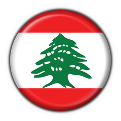 bottone bandiera libano lebanon button flag
