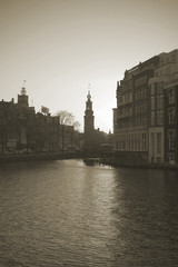Fototapeta premium clocks of amsterdam