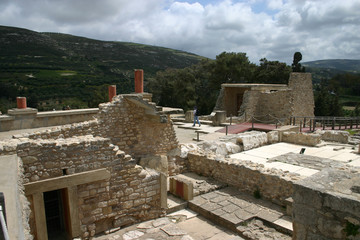 ruins of knossos palace, crete