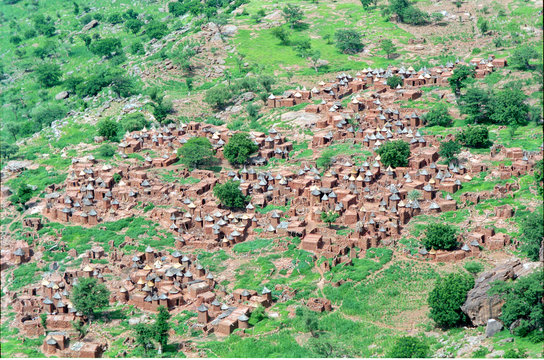 dogon village in mali, africa