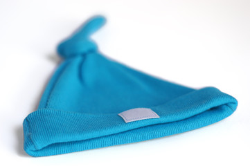gorro azul bebe