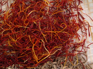 Fototapeta premium nah aufnahme safran