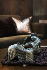 bird ornaments on a table