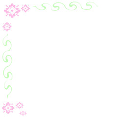 pink shapes note paper