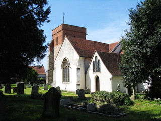 Fototapeta na wymiar english parish church