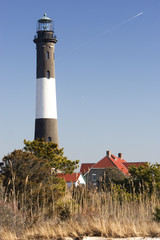 Fototapeta na wymiar the fire island lighthouse