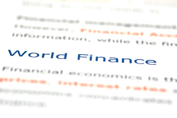 financial news and documentation