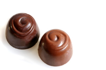two chocolates