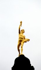 golden boy on dome of manitoba legislature