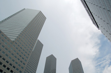 Fototapeta na wymiar tall buildings