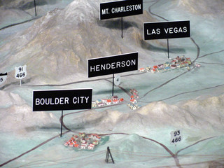 3d model of las vegas, henderson & boulder city