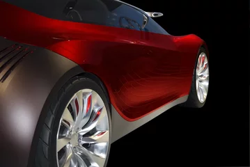 Aluminium Prints Fast cars sports car side view