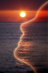 tramonto romantico