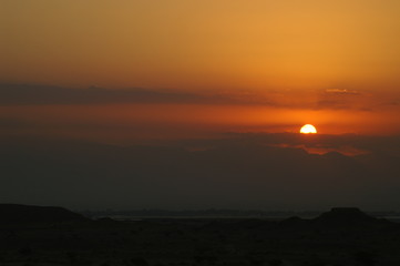 beautifull desert sunset