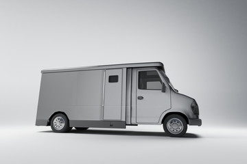 Naklejka premium minitruck silver perfil
