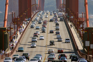 Golden Gate Bridge Traffic © Celso Diniz