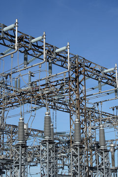 high voltage power station