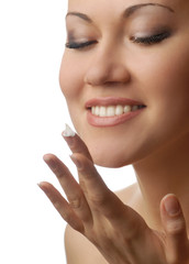 Obraz na płótnie Canvas cream for skin treatment