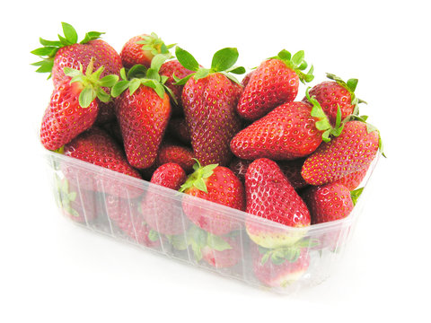 ravier / barquette de fraises