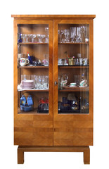 antique cupboard (with clipping path)