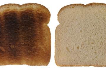 toast and bread slices