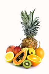 assorted isolated fruit