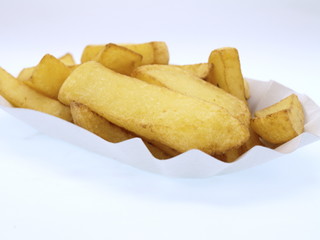 steak pommes frites nah aufnahme