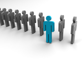 silhouette of the person.