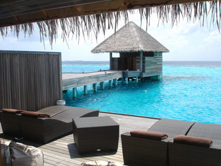 luxury lounging in the maldives