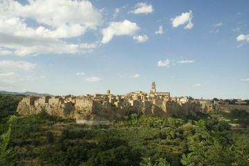 pitigliano in der toscana