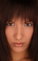 darkhair girl portrait