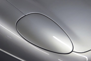 headlight of a sports car